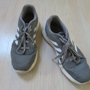 Mens Adidas Running Shoes Grey & White size 10